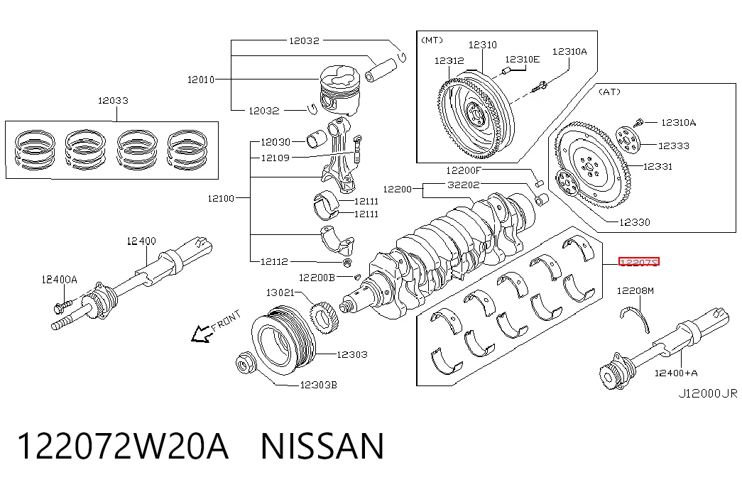 122072W20A Nissan/Infiniti