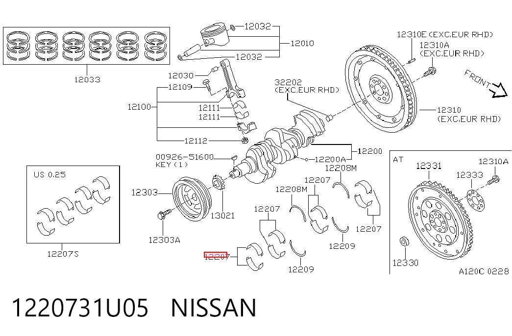 1220731U05 Nissan/Infiniti