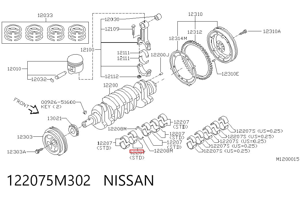 122075M302 Nissan/Infiniti