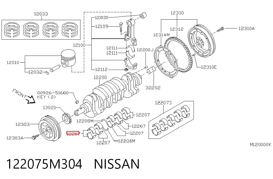 122075M304 Nissan/Infiniti