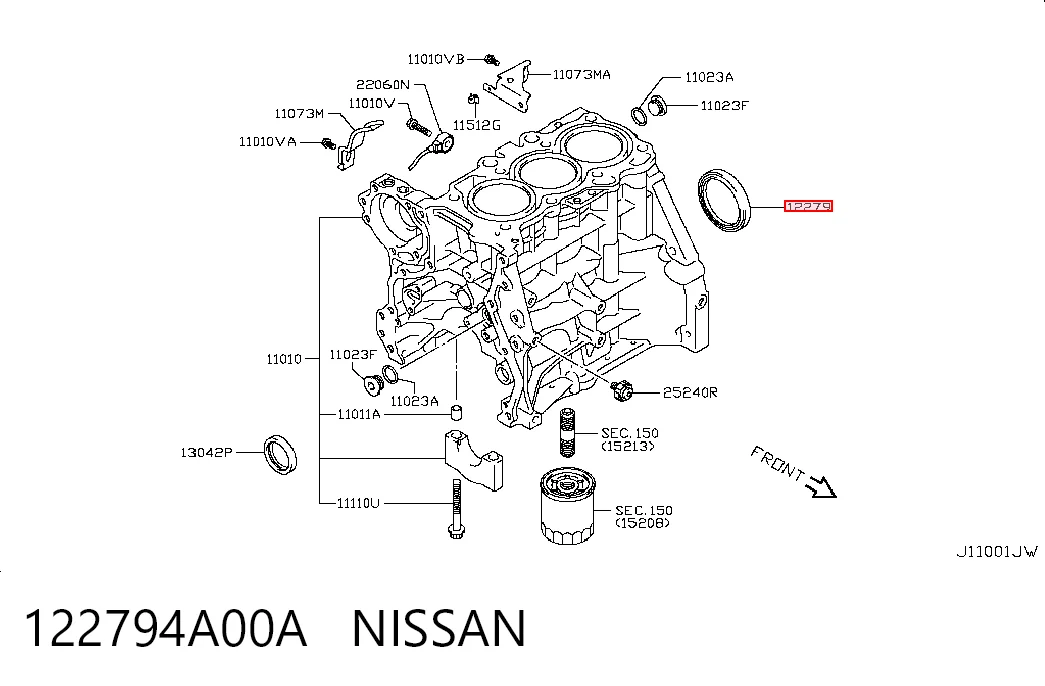 122794A00A Nissan/Infiniti