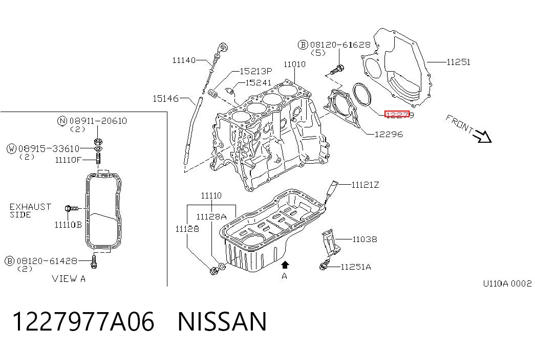 Comprar Retén de cigüeñal Nissan Primera  P11
