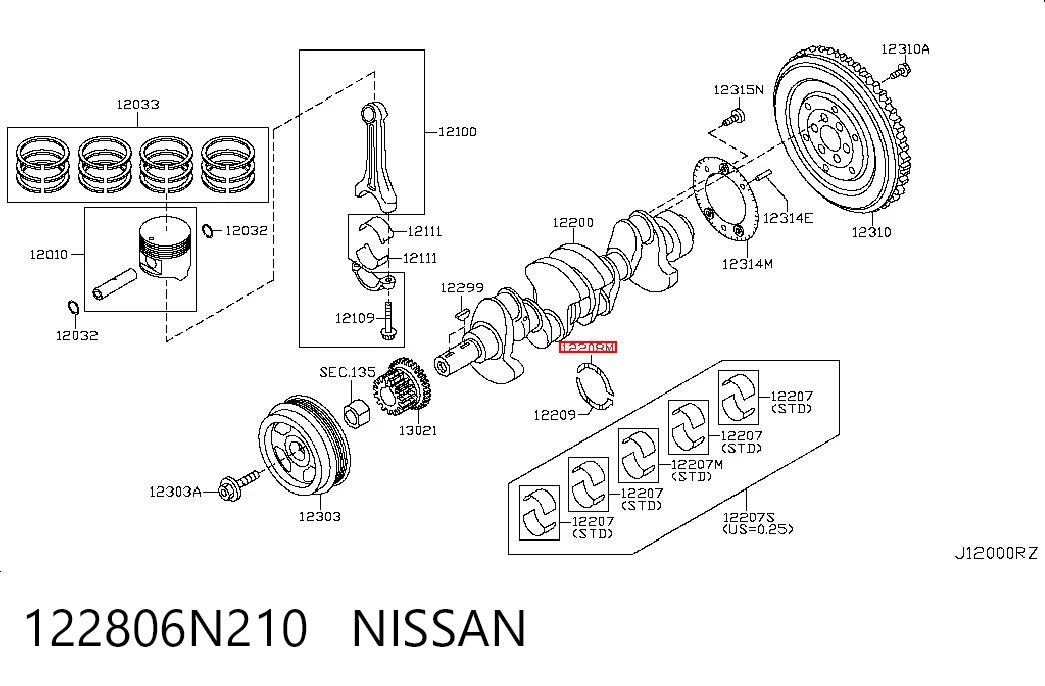 122806N210 Nissan/Infiniti