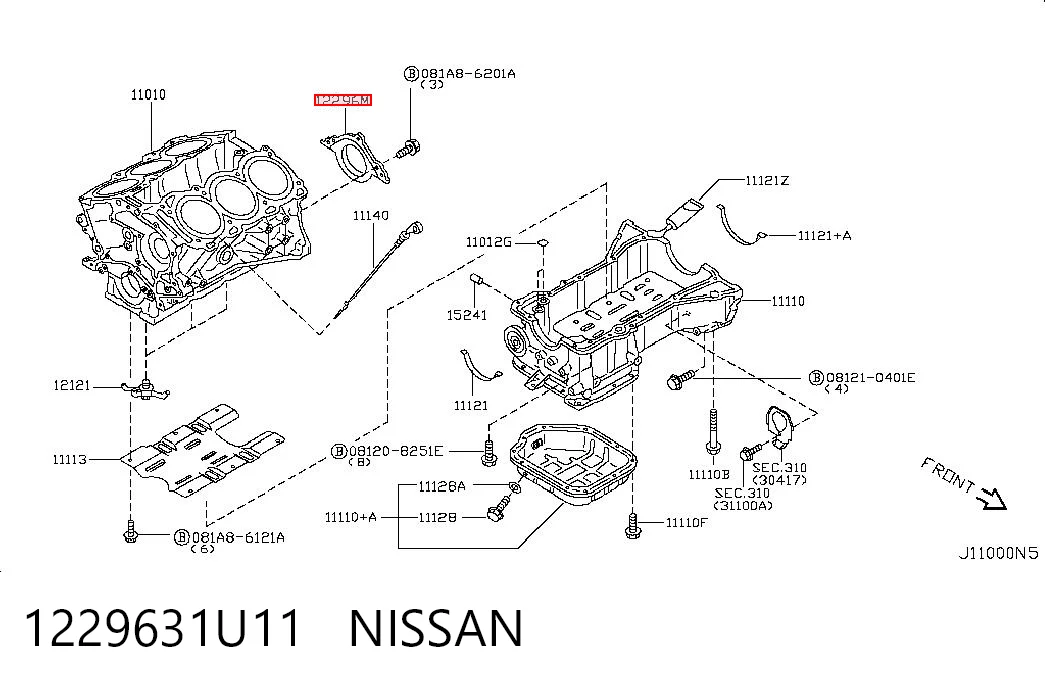 1229631U11 Nissan/Infiniti