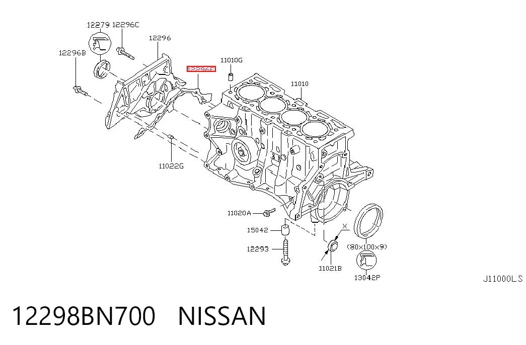 12298BN700 Nissan/Infiniti