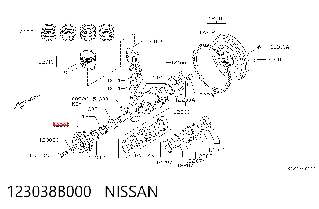 123038B000 Nissan/Infiniti