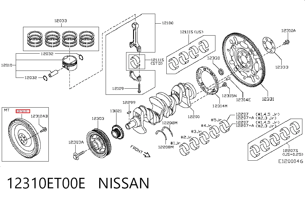 Comprar Volante de motor Nissan Qashqai I J10 a bajo precio