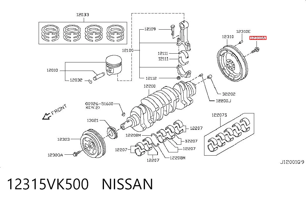 12315VK500 Nissan/Infiniti