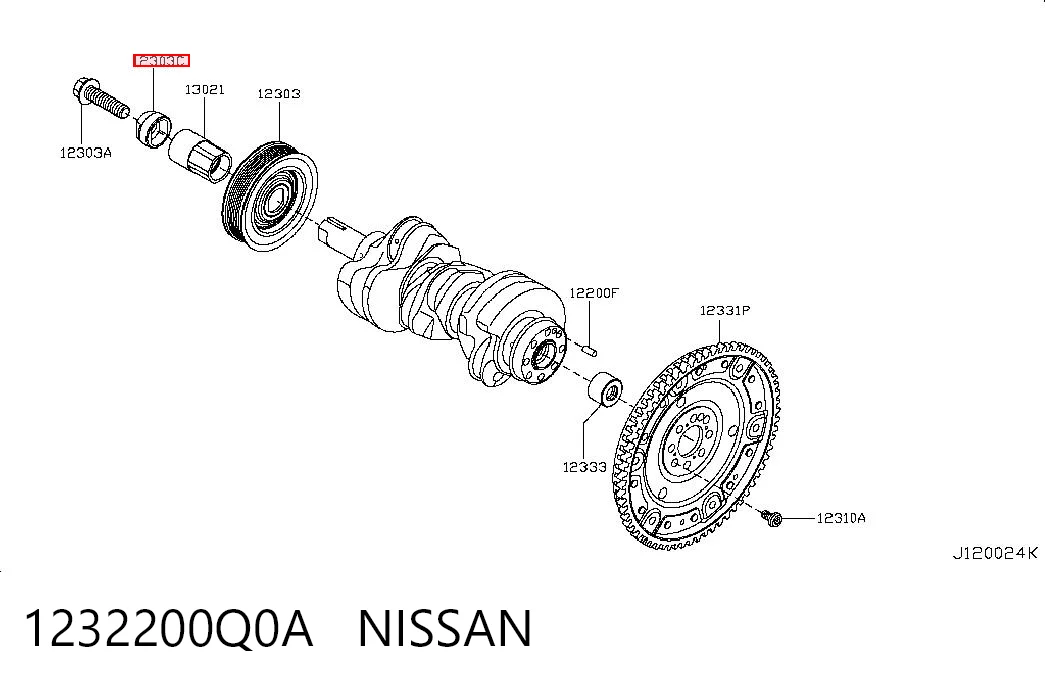 1232200Q0A Nissan/Infiniti
