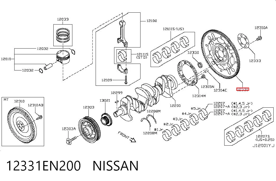 12331EN200 Nissan/Infiniti