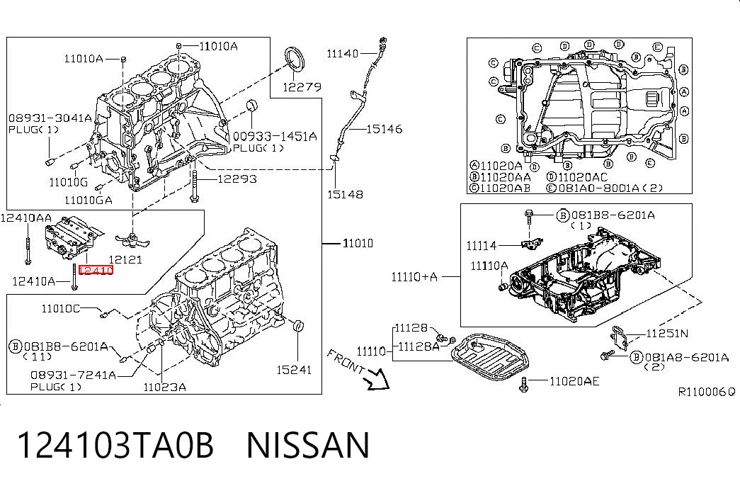 124103TA0B Nissan/Infiniti