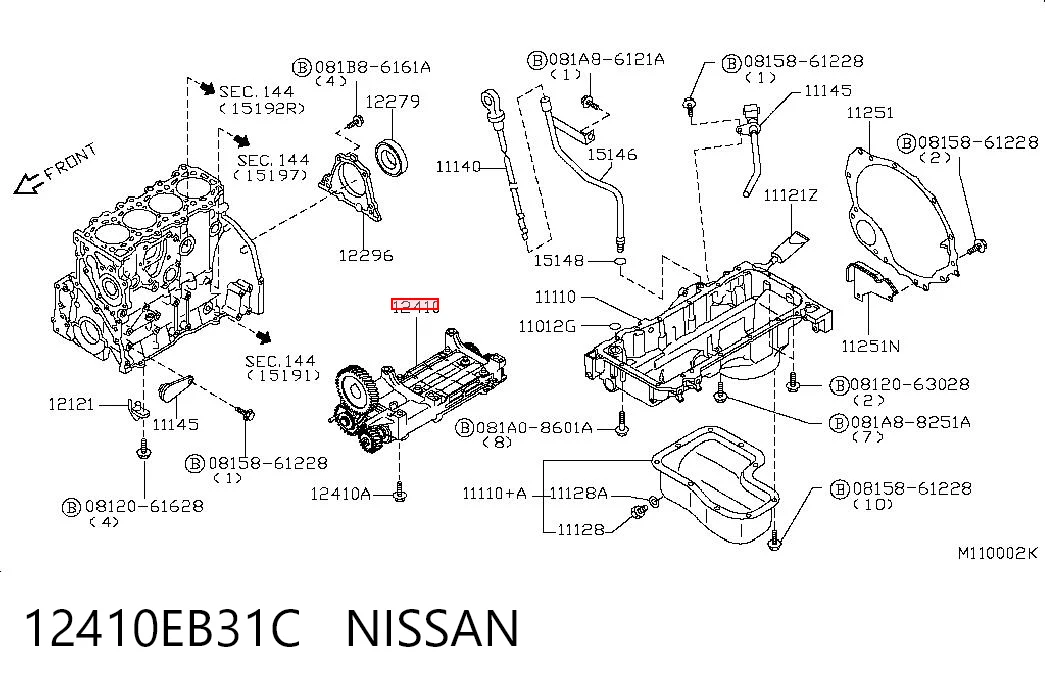 12410EB31C Nissan/Infiniti