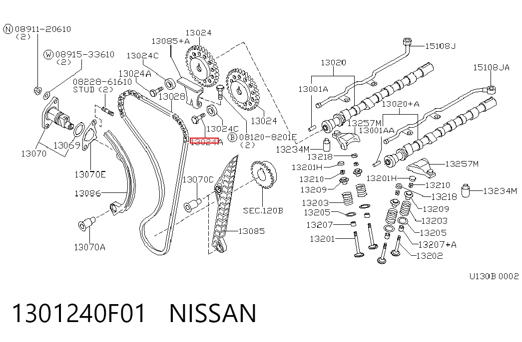 1301240F01 Nissan/Infiniti