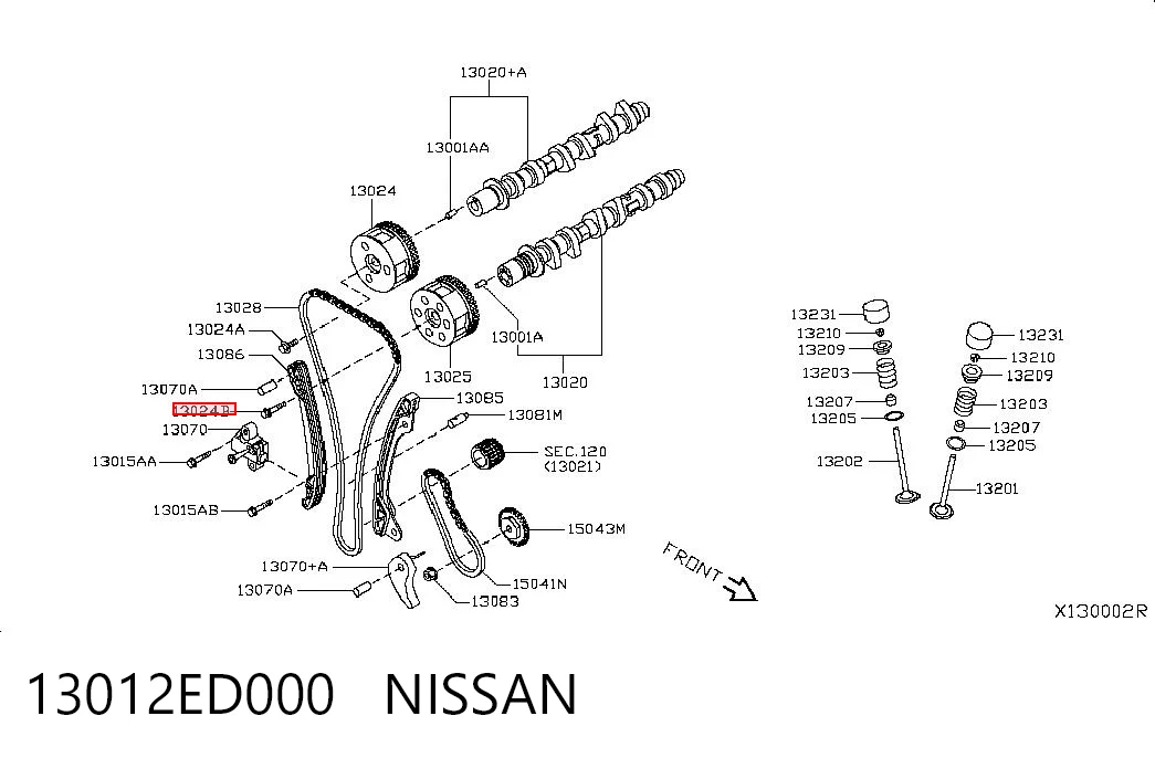 13012ED000 Nissan/Infiniti