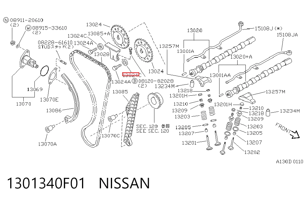 1301340F01 Nissan/Infiniti