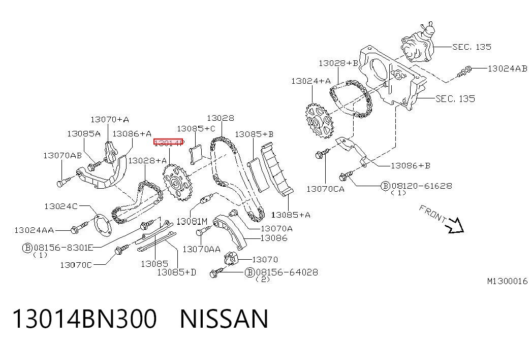 13014BN300 Nissan/Infiniti