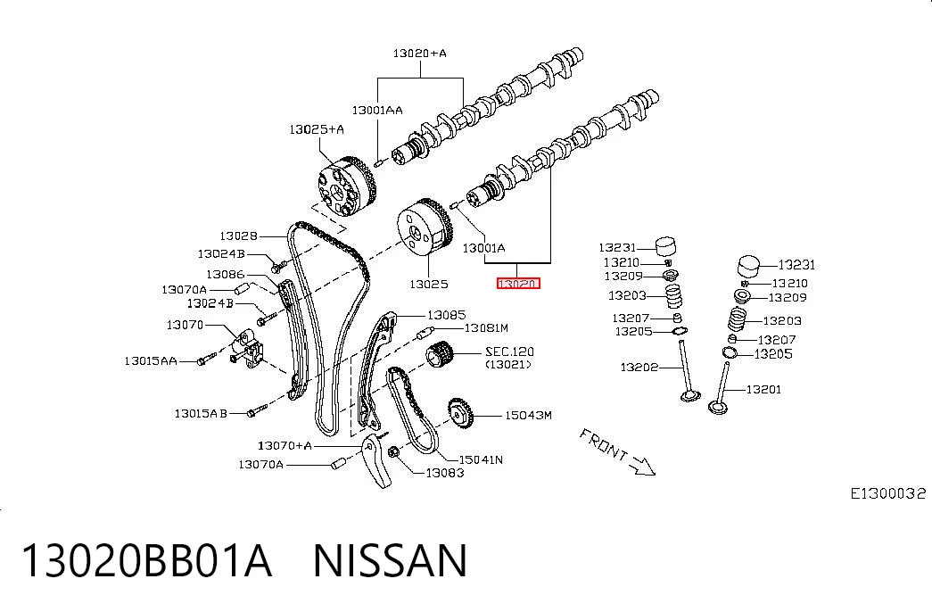13020BB01A Nissan/Infiniti