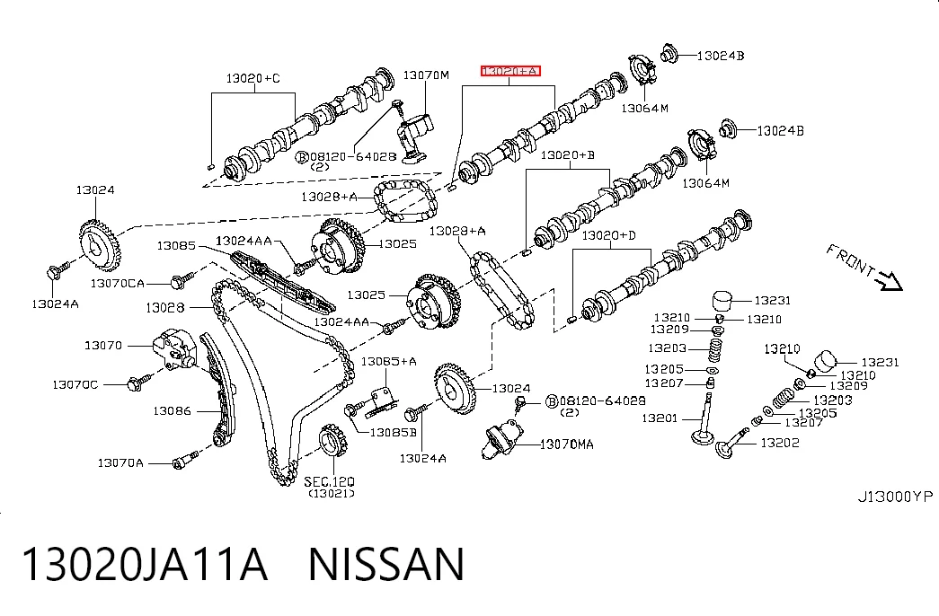 13020JA11A Nissan/Infiniti