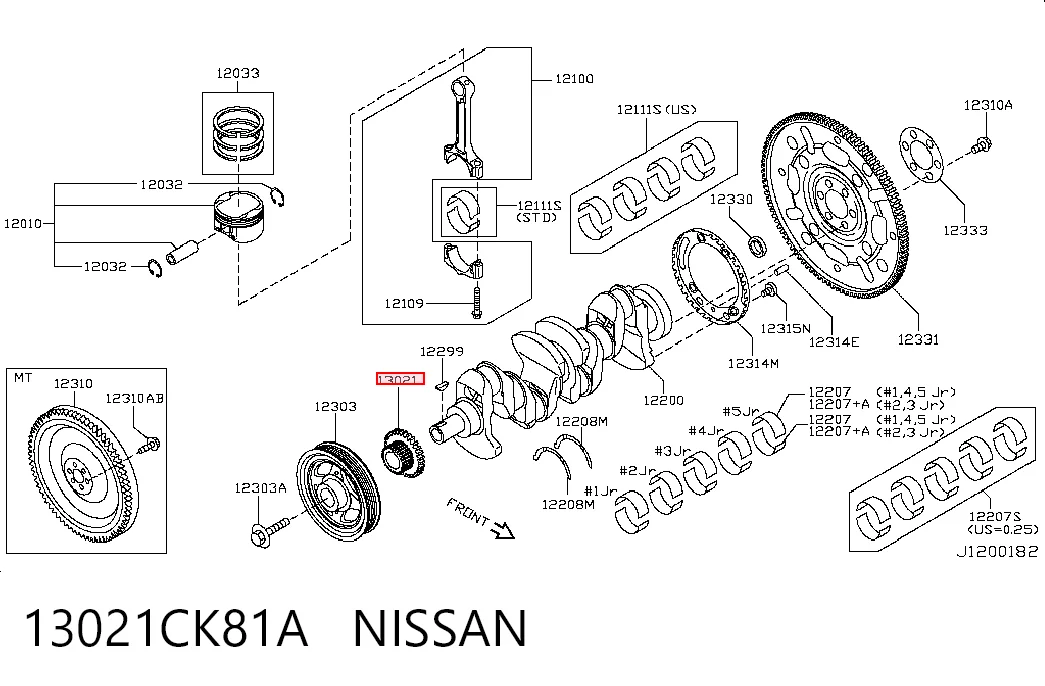 13021CK81A Nissan/Infiniti