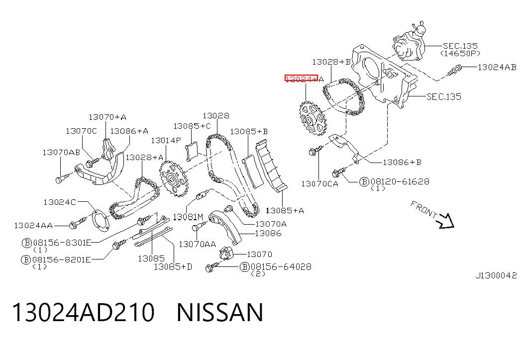 13024AD210 Nissan/Infiniti
