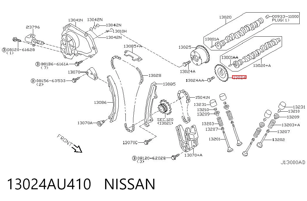 13024AU410 Nissan/Infiniti