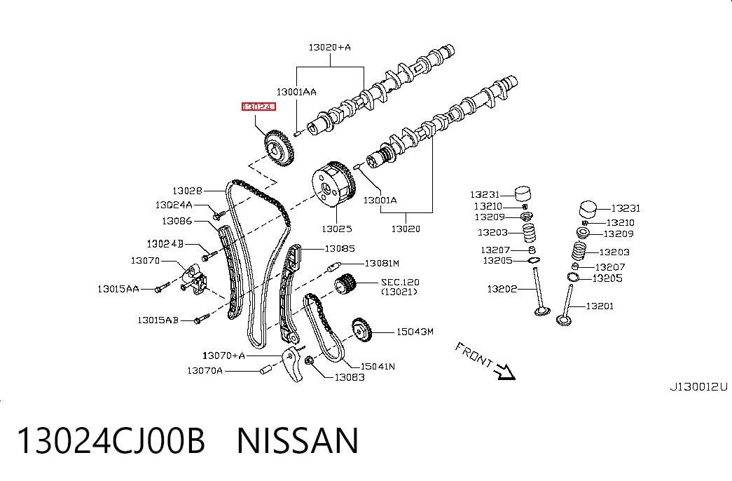13024CJ00B Nissan/Infiniti