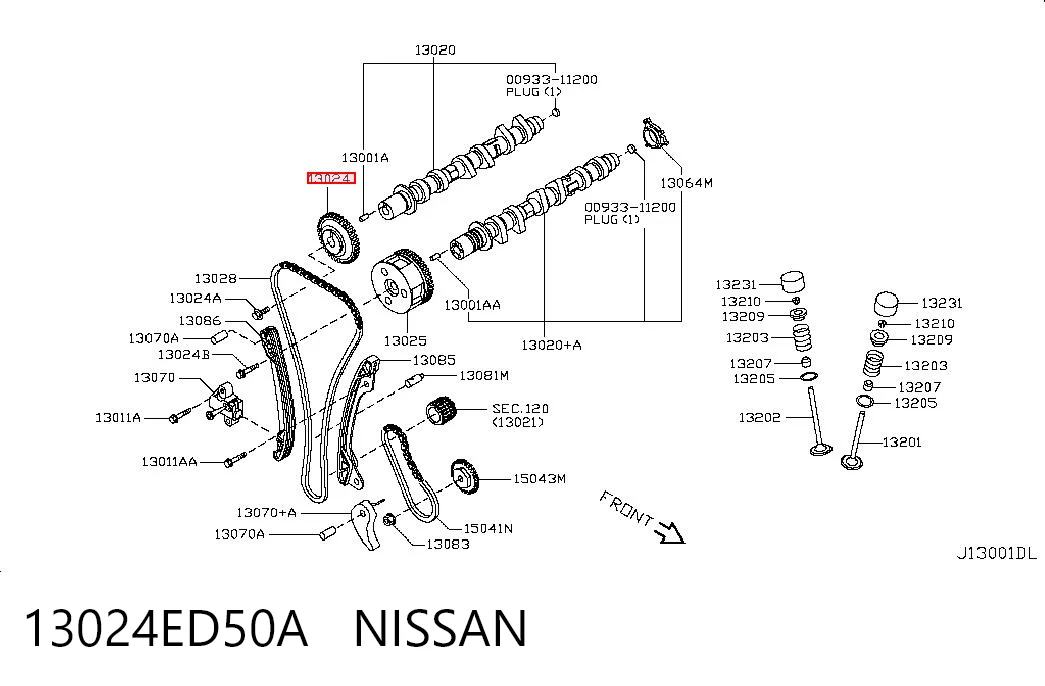 13024ED50A Nissan/Infiniti