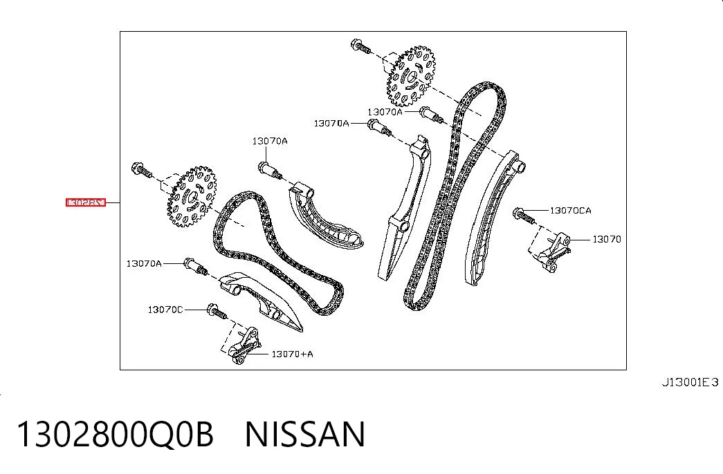 1302800Q0B Nissan/Infiniti