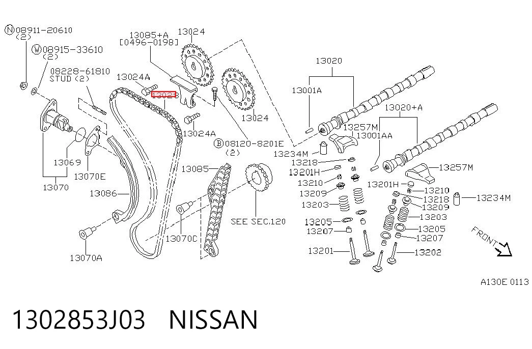 1302853J03 Nissan/Infiniti