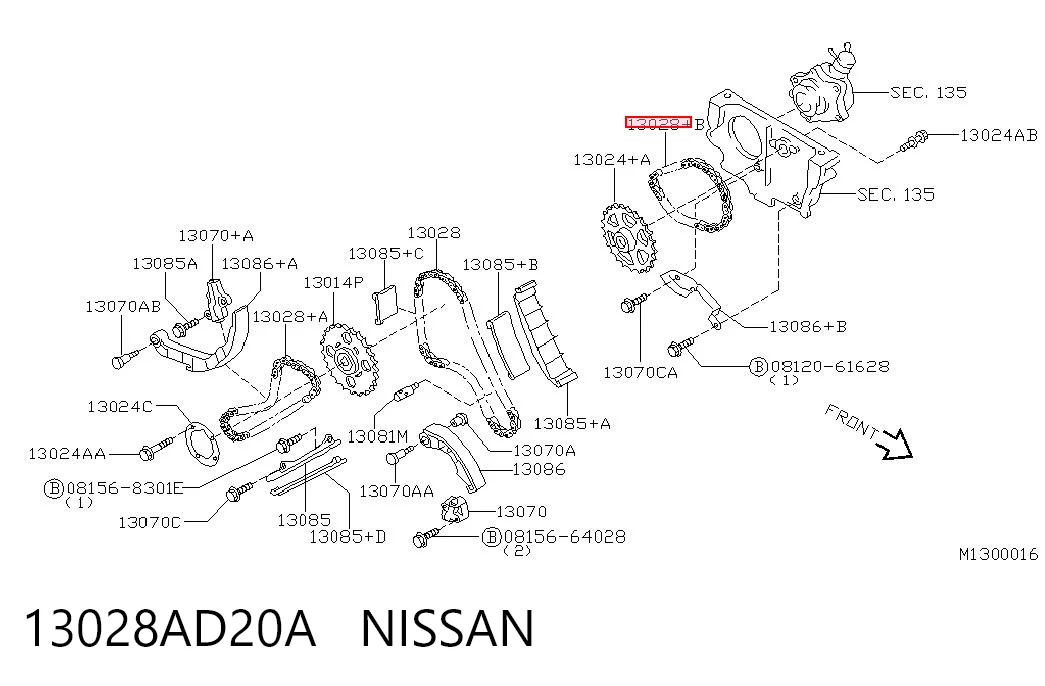 13028AD20A Nissan/Infiniti