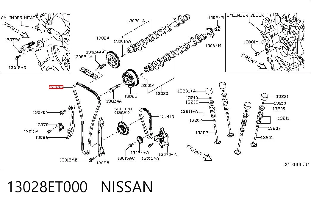 Cadena de distribución Nissan Tiida hatchback (C11X) (2004 - 2014) precio, desde 188,86 EUR