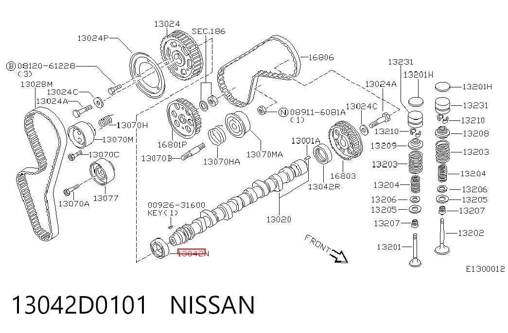 Retén de árbol de levas para Hyundai I30  FD