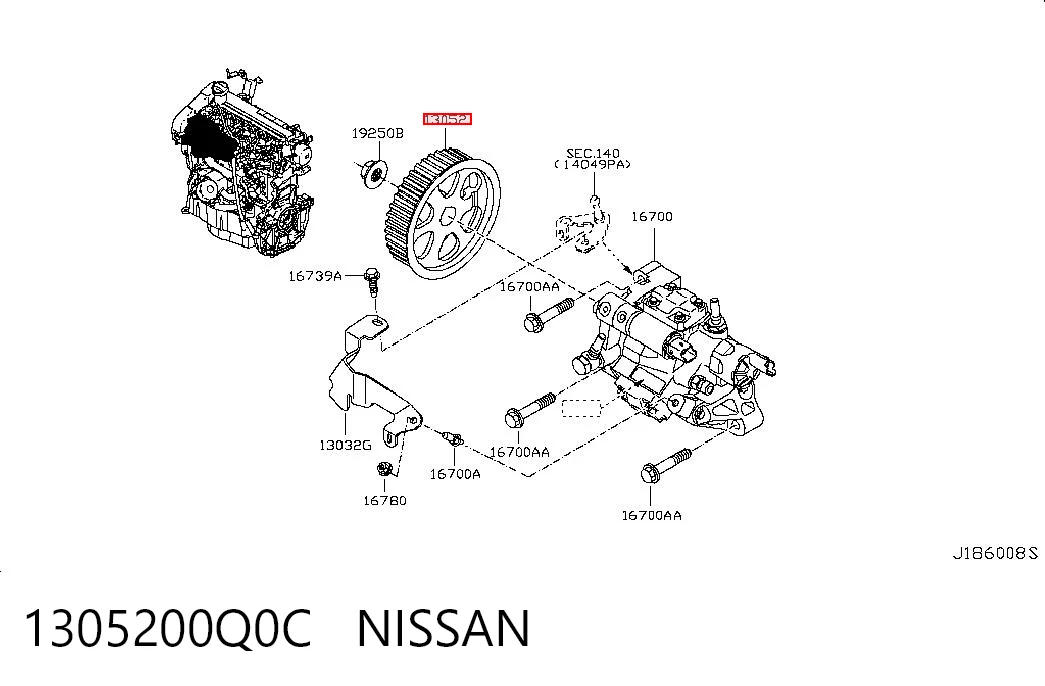 1305200Q0C Nissan/Infiniti