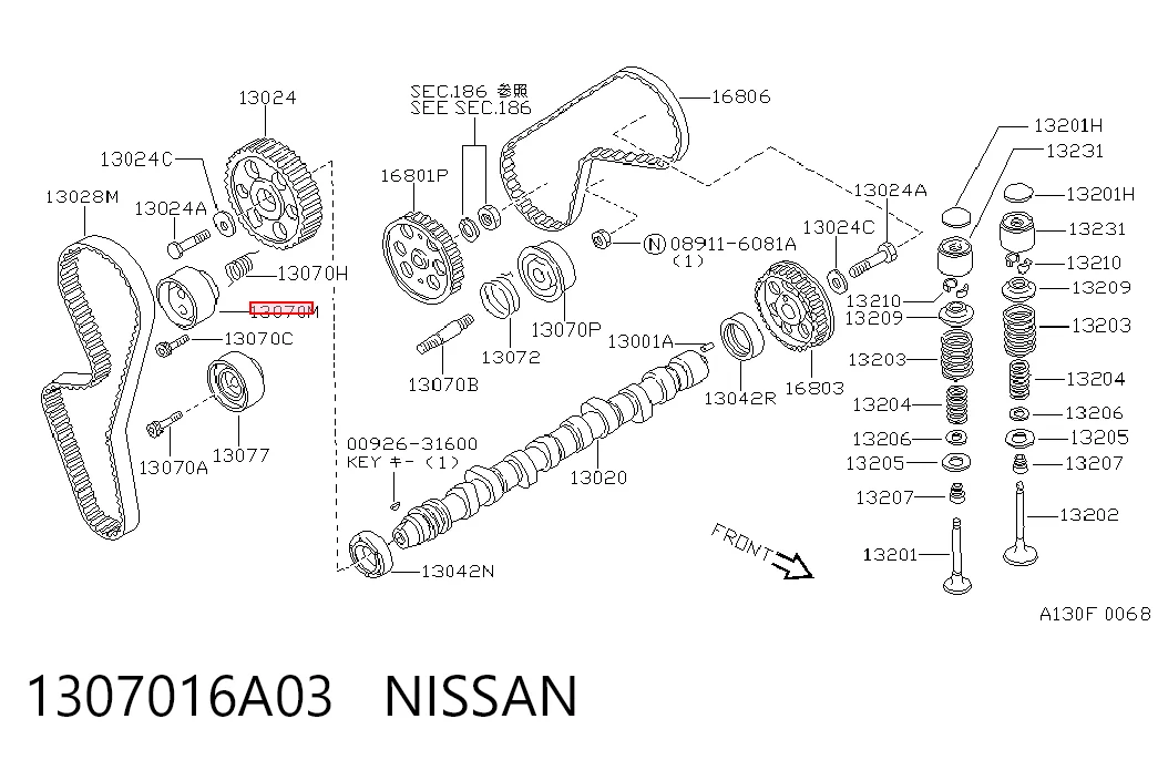 1307016A03 Nissan/Infiniti