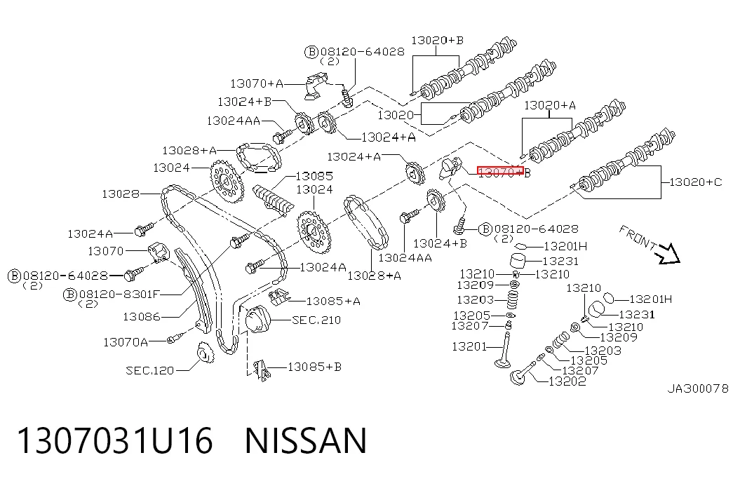 1307031U16 Nissan/Infiniti