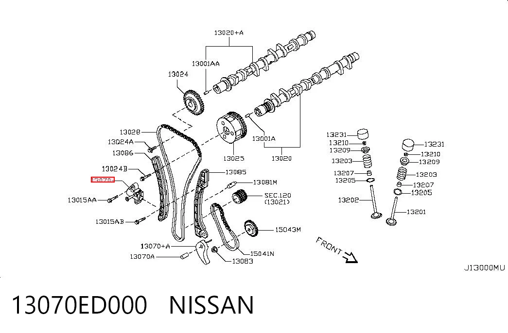 13070ED000 Nissan/Infiniti
