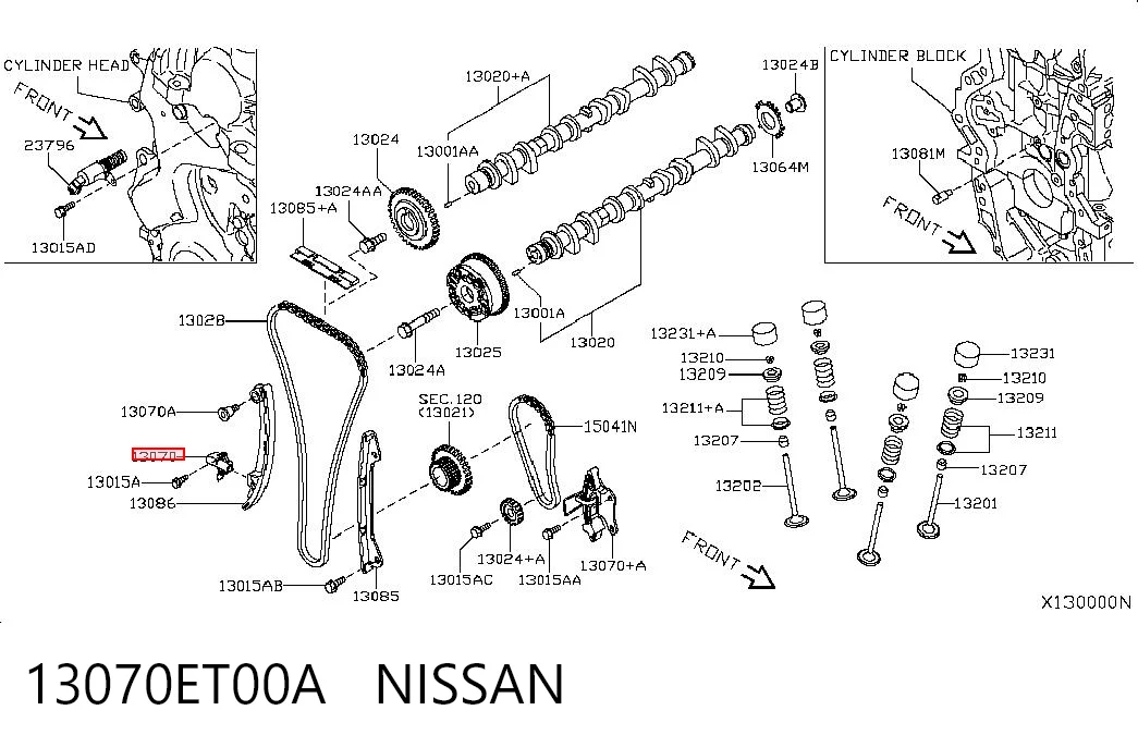 13070ET00A Nissan/Infiniti