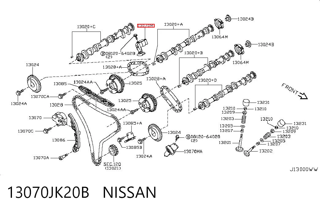 13070JK20B Nissan/Infiniti