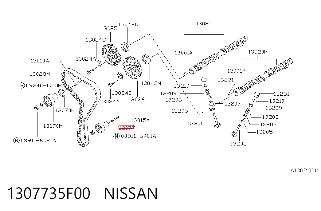 1307735F00 Nissan/Infiniti