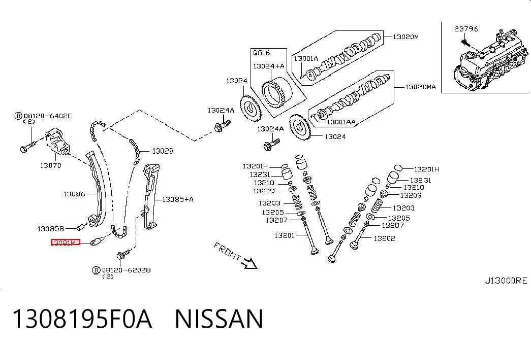 1308195F0A Nissan/Infiniti