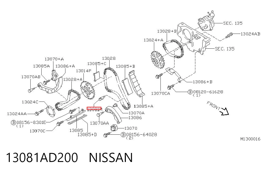 13081AD200 Nissan/Infiniti