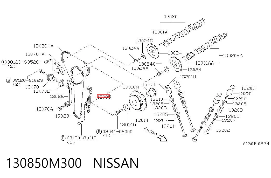 130850M300 Nissan/Infiniti