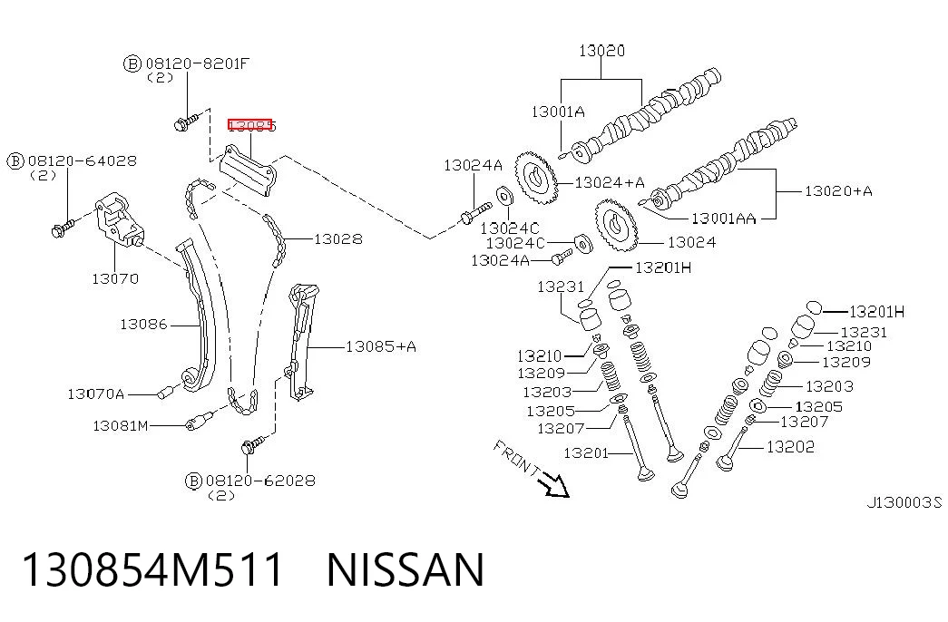 Comprar Tensor superior de cadena de distribución Nissan Primera P11 a bajo precio
