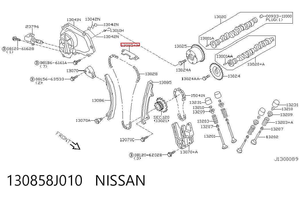 130858J010 Nissan/Infiniti