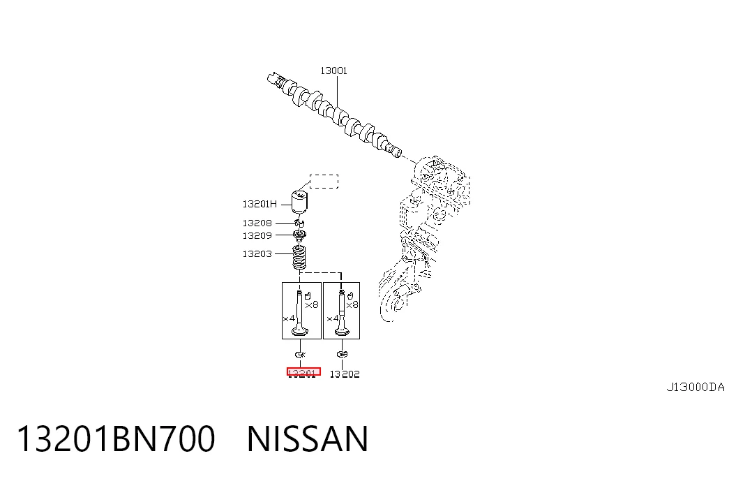 13201BN700 Nissan/Infiniti