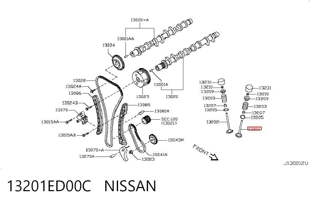 13201ED00C Nissan/Infiniti