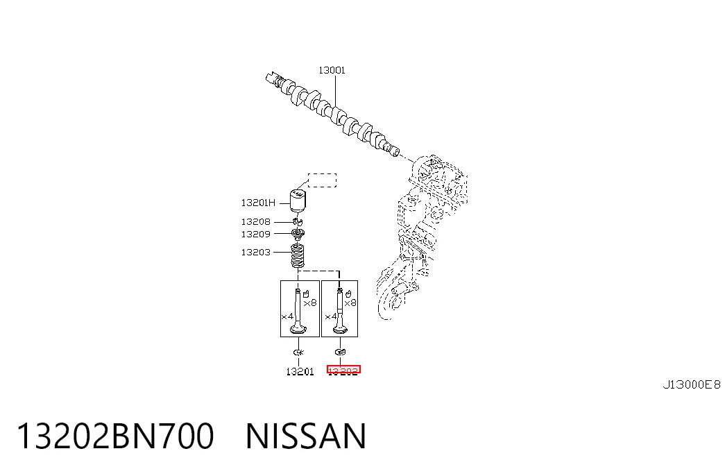 13202BN700 Nissan/Infiniti