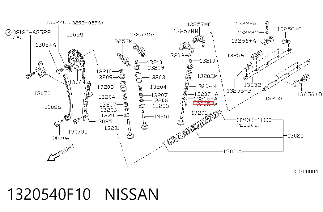 1320540F10 Nissan/Infiniti