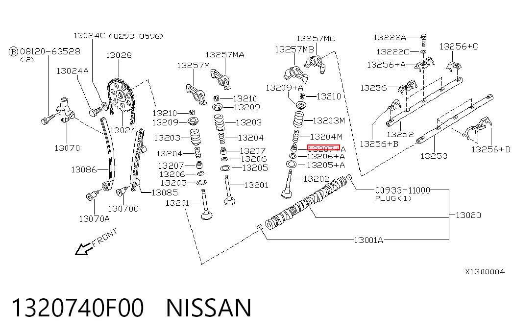 1320740F00 Nissan/Infiniti