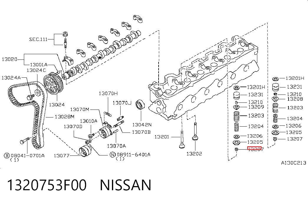 1320753F00 Nissan/Infiniti